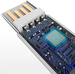 Кабель USB McDodo Gorgeous CA-0313 10W 2.1A Lightning Cable White - миниатюра 5