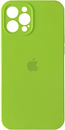 Чохол Silicone Case Full Camera Protective для Apple IPhone 12 Pro Party Green
