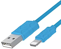 Кабель USB Baseus Yaven Lightning Cable Sky Blue (CALUN-03) - миниатюра 5