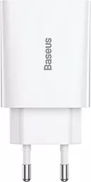Сетевое зарядное устройство Baseus Speed Mini Quick Charger USB Type-C 20W White (CCFS-SN02) - миниатюра 3
