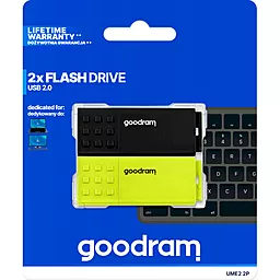 Флешка GooDRam 2x64 GB UME2 MIX 2-PACK USB (UME2-0640MXR11-2P) - миниатюра 7