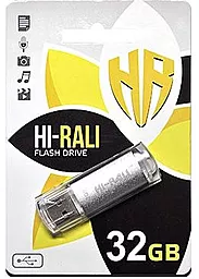 Флешка Hi-Rali 32GB Rocket Series USB 2.0 (HI-32GBVCSL) Silver