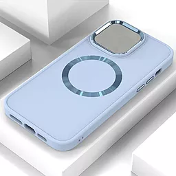 Чехол Epik TPU Bonbon Metal Style with MagSafe для Apple iPhone 11 Light Blue - миниатюра 3