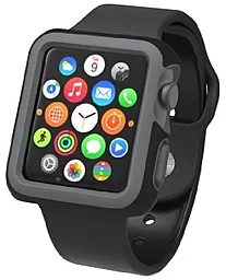 Чохол для розумного годинника Apple Watch CandyShell Fit Case 42mm Black/Grey (SPK-A4135) - мініатюра 2
