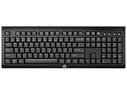 Клавіатура HP K2500 Wireless Keyboard (E5E78AA) Black - мініатюра 2