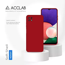 Чехол ACCLAB SoftShell для Samsung Galaxy A22 5G Red - миниатюра 4