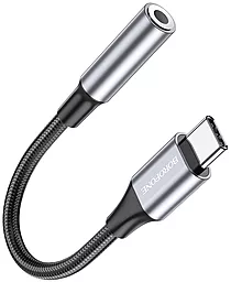 Аудио-переходник Borofone BV16 M-F USB Type-C -> 3.5mm Grey - миниатюра 4