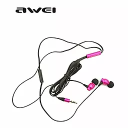 Навушники Awei ES-800i Pink - мініатюра 3
