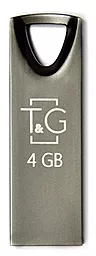 Флешка T&G 4GB 117 Metal Series USB 2.0 (TG117BK-4G) Black