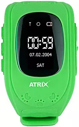 Смарт-часы ATRIX Smart watch iQ300 GPS Green - миниатюра 2