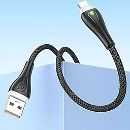 Кабель USB Borofone BX100 Advantage 12w 2.4a Lightning cable black - миниатюра 5