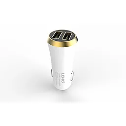 Автомобильное зарядное устройство LDNio 2USB Car charger 3.4A Gold (DL-C27) - миниатюра 7