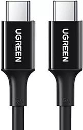 Кабель USB PD Ugreen US300 20V 5A 2M USB Type-C - Type-C Cable Black - миниатюра 2