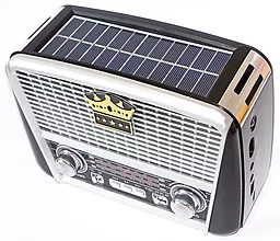 Радіоприймач Golon RX-455S Solar Black/Silver