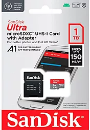 Карта памяти SanDisk 1 TB microSDXC UHS-I U1 V30 A2 Ultra (SDSQUAC-1T00-GN6MA) - миниатюра 3
