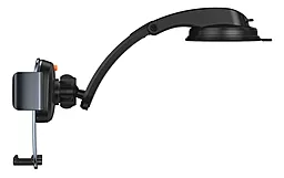 Автодержатель Baseus Easy Control Clamp Car Mount Holder Black (SUYK000001) - миниатюра 4