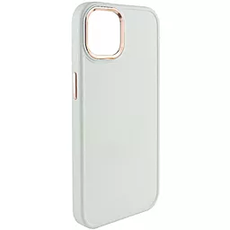 Чохол Epik TPU Bonbon Metal Style для Apple iPhone 14 White