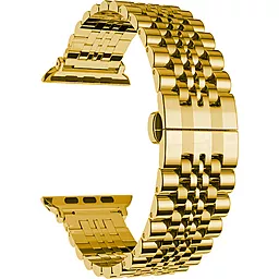 Змінний ремінець для розумного годинника W27 Steel Band для Apple Watch 38/40/41mm Gold (WH5241-GD)