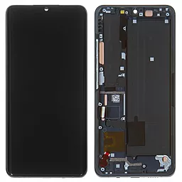 Дисплей Xiaomi Mi Note 10, Mi Note 10 Pro, Mi Note 10 Lite, Mi CC9 Pro з тачскріном і рамкою, оригінал, Black