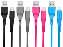 USB Кабель Momax Tough Link Lightning Cable 1.2m Blue (DL8B) - мініатюра 6