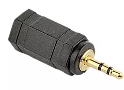 Аудио переходник Cablexpert micro Jack 2.5 mm - mini Jack 3.5 mm M/F black (A-3.5F-2.5M) - миниатюра 2