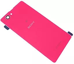 Задняя крышка корпуса Sony Xperia Z1 Compact D5503 со стеклом камеры Pink