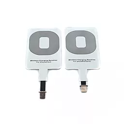 Беспроводное (индукционное) зарядное устройство NICHOSI QI Wireless Charging Receiver for iPhone 5/5S/5C/6/6 Plus (удлиненный) White - миниатюра 2
