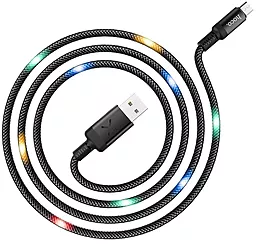 Кабель USB Hoco U63 Spirit micro USB Cable Black - миниатюра 4