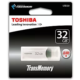 Флешка Toshiba KAMOME 32 GB White - миниатюра 3