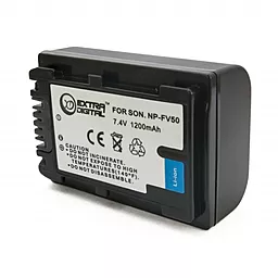 Аккумулятор для видеокамеры Sony NP-FV50 (1200 mAh) BDS2676 ExtraDigital - миниатюра 2