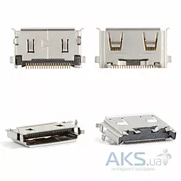 Разъём зарядки Samsung С3050 / C450 / D880 / E210 / E950 / F110 / F210 / F250 / F330 / F480 / F490 / F700 / G600 / G800 / J150 / J200 / J210 / J700 / i400 / i450 / i780/ L170 / L310 / L320 / L600 / L760 / L770 / M110 / M600 / S5230 20 pin Original