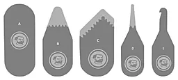 Набір лопаток для розбирання MECHANIC S5 5 шт металеві