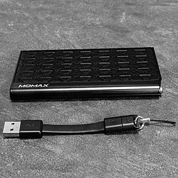 Повербанк Momax iPower Elite External Battery Pack 5000mAh Emboss Black (IP51BD) - мініатюра 5