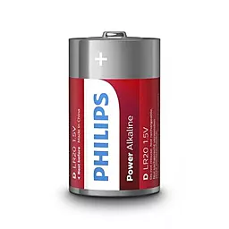 Батарейки Philips D / LR20 Power Alkaline 2шт (LR20P2B/10) - миниатюра 2