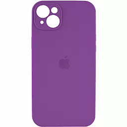 Чехол Silicone Case Full Camera для Apple iPhone 14 Purple
