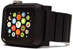 Сменный ремешок для умных часов Link Band for Apple Watch 42 mm Black - миниатюра 3