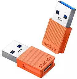 Адаптер-переходник McDodo M-F USB-A 3.0 -> USB Type-C Orange (OT-6550) - миниатюра 3