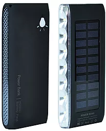 Повербанк MANGO Solar LED SIDE 2USB 10000 mAh Black
