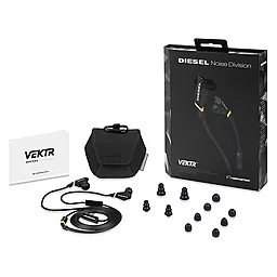 Навушники Monster Diesel VEKTR In-Ear Headphones ControlTalk Universal Black (MNS-129556-00) - мініатюра 3
