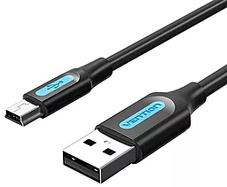 USB Кабель Vention 10w 2a Mini USB cable black (COMBF)