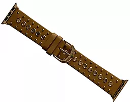Ремінець Leather Band Rings для Apple Watch 38mm/40mm/41mm Brown