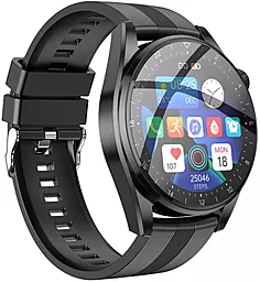 Смарт-часы Hoco Smart Sports Watch Y9 (Call version) Black - миниатюра 3