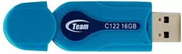 Флешка Team 16Gb C122 USB 2.0 (TC12216GL01) Blue - миниатюра 2