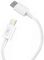 USB PD Кабель SkyDolphin S57L 18W USB Type C - Lightning Cable White (USB-000545)