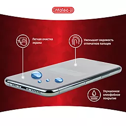 Защитное стекло Intaleo Full Glue для Samsung Galaxy S22+ Черный - миниатюра 6