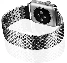 Сменный ремешок для умных часов Apple Watch iCarer Armor Stainless Watchband Aeries 38mm Silver - миниатюра 4