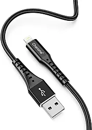 Кабель USB Charome C22-03 12W 2.4A Lightning Cable Black - миниатюра 3
