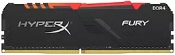 Оперативна пам'ять HyperX 8GB DDR4 3000MHz Fury RGB Black (HX430C15FB3A/8)