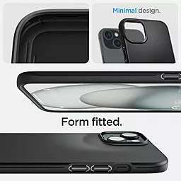 Чехол Spigen Thin Fit для Apple iPhone 15 Black (ACS06776) - миниатюра 3