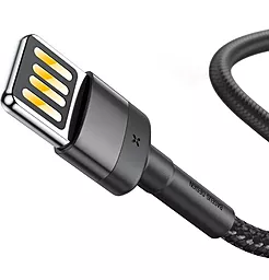 Кабель USB Baseus Cafule Special Edition 2M Lightning Cable Grey (CALKLF-HG1) - миниатюра 4